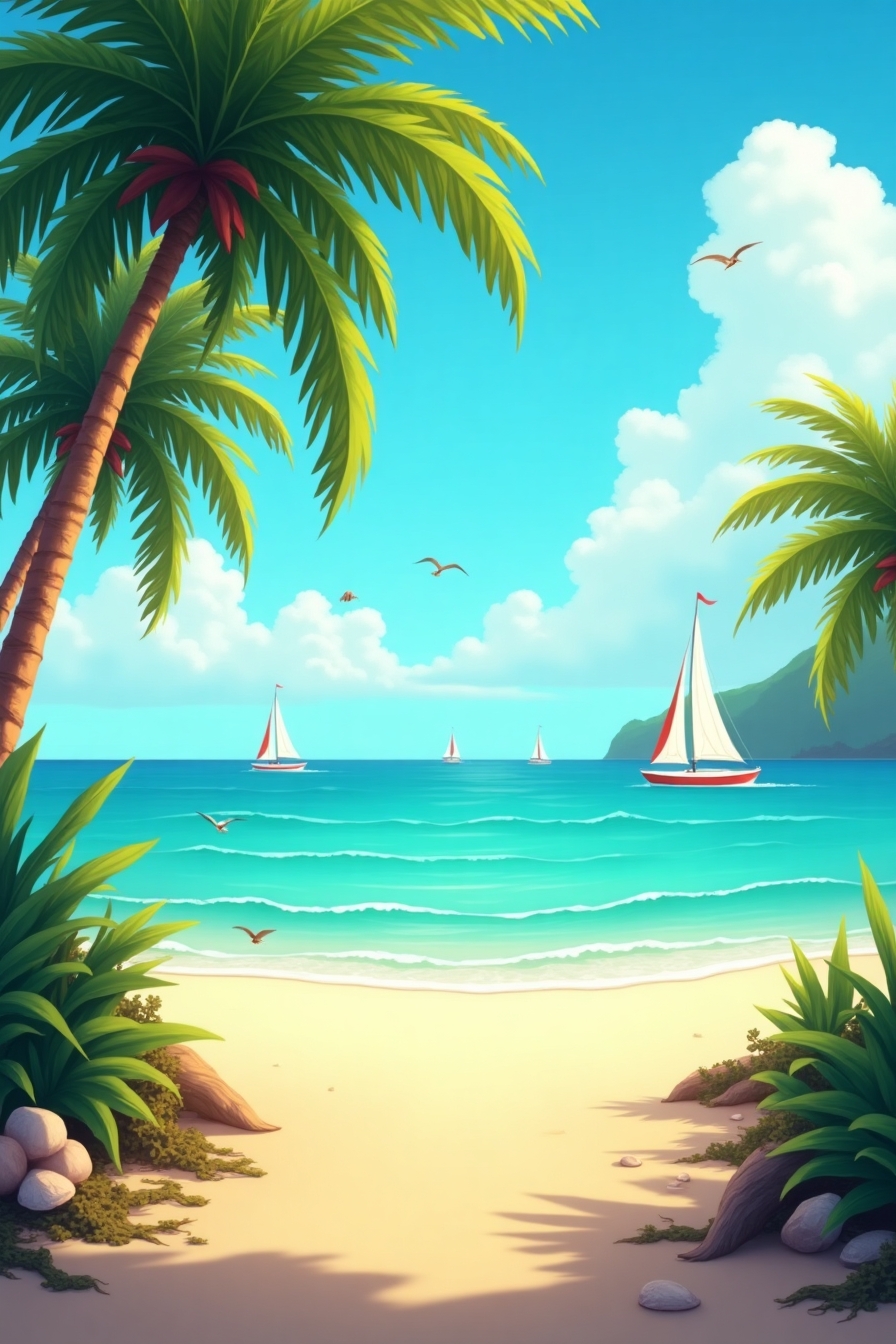 Caribbean Zen Tour with Ocean Sounds